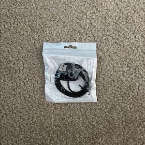 Black USB Charging Cable